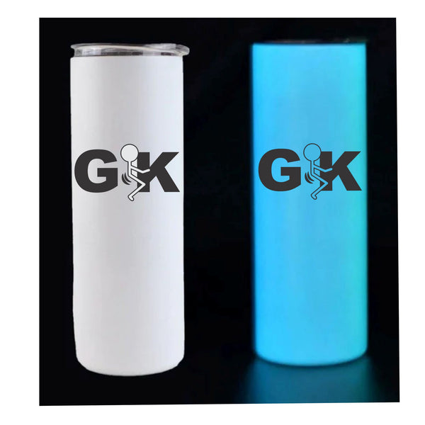 Glow In the Dark 20 oz tumbler
