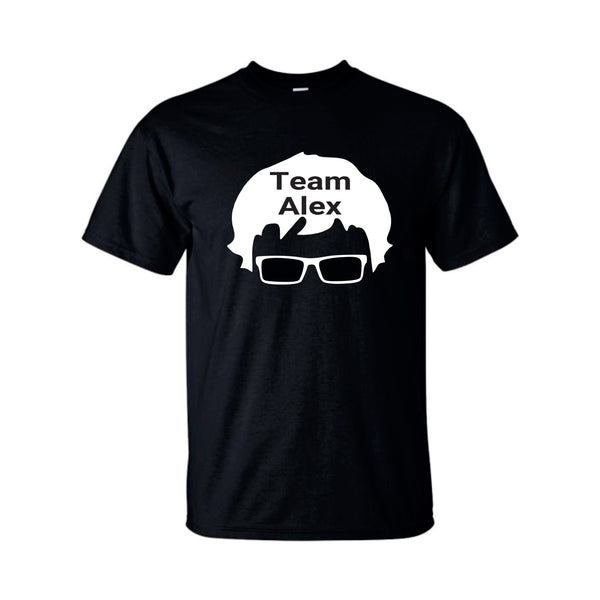 Black Team Alex 100% Cotton T-Shirt