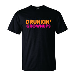 Black Drunken Grown-ups T-Shirt