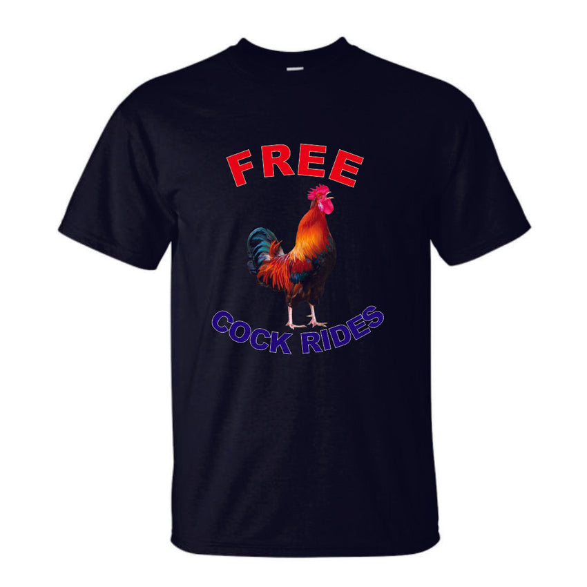 Black Free C*ck Rides T-Shirt