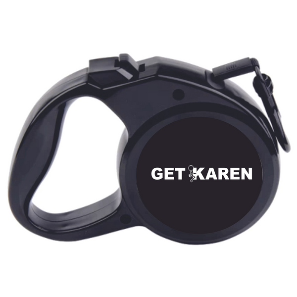 Black Get F'd Karen 5m Dog Leash